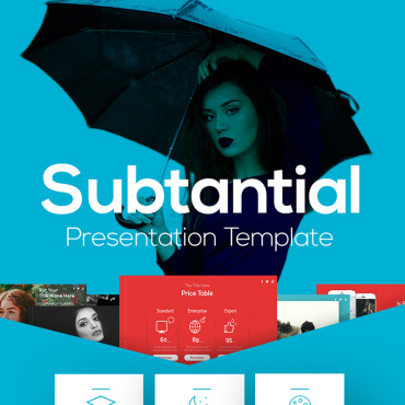 Blue Women PowerPoint Templates 75560