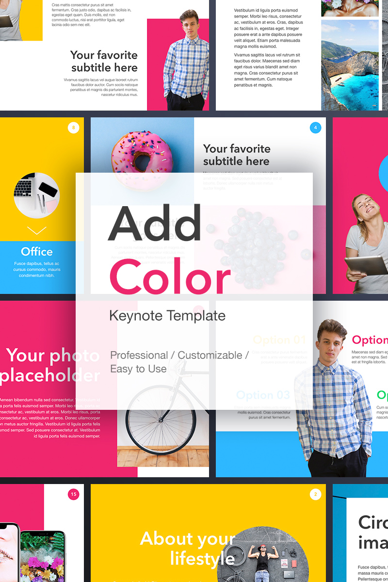 Add Color - Keynote template