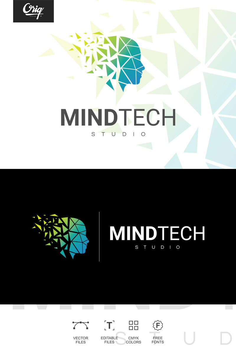 Mind Tech Logo Template