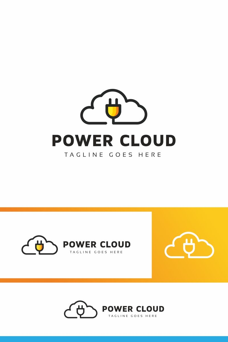 Power Cloud Logo Template