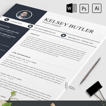 Page A4 Resume Templates 75617