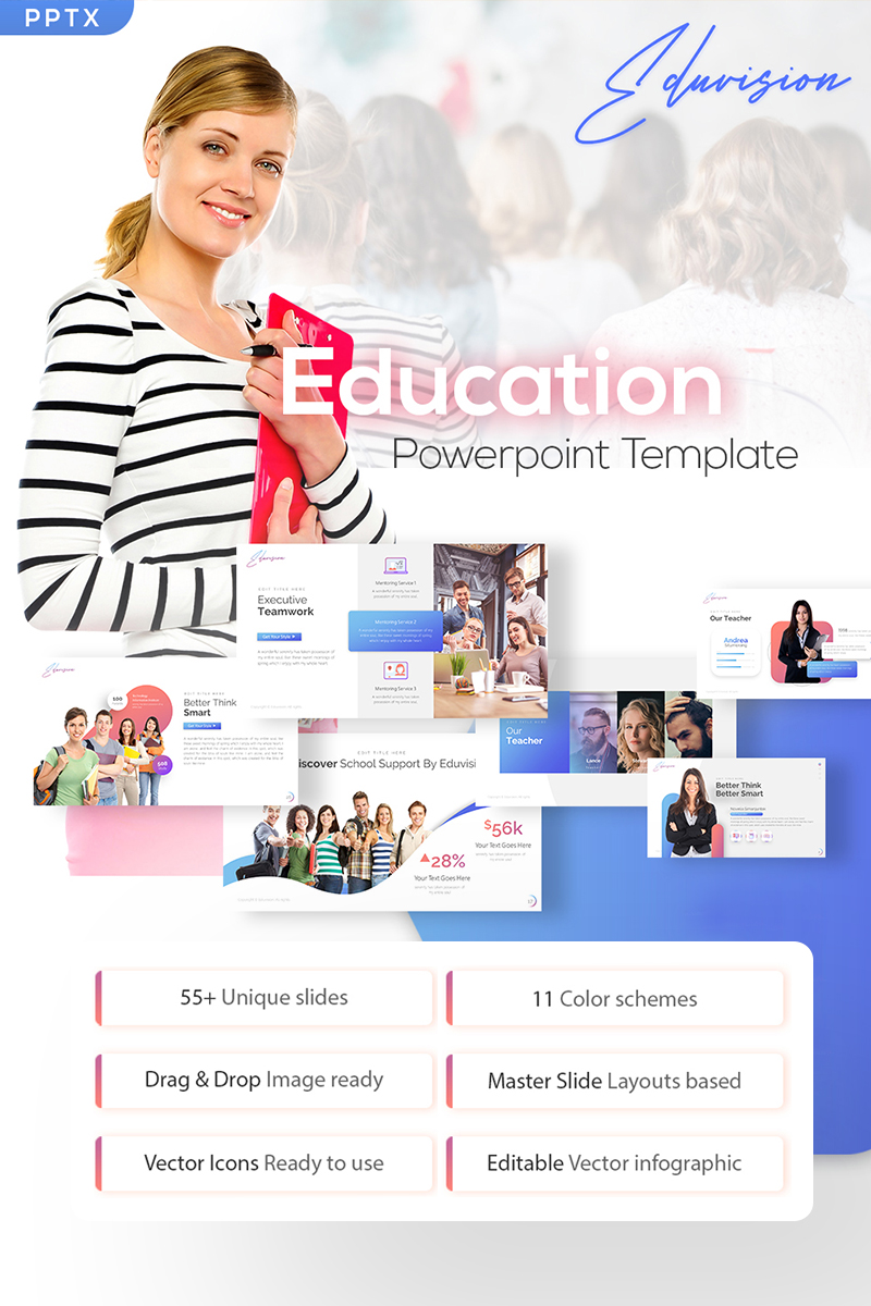 Eduvision - Education PowerPoint template