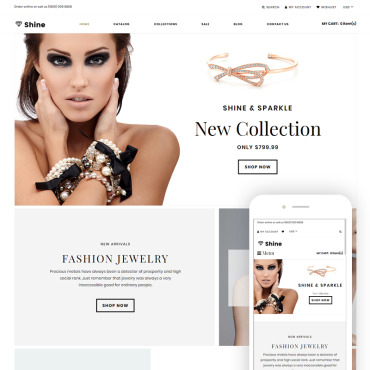 Jewellery Accessories Shopify Themes 75670