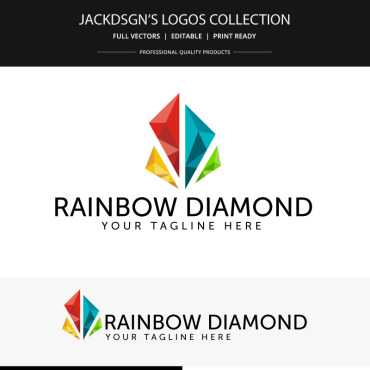 Modern Diamond Logo Templates 75725