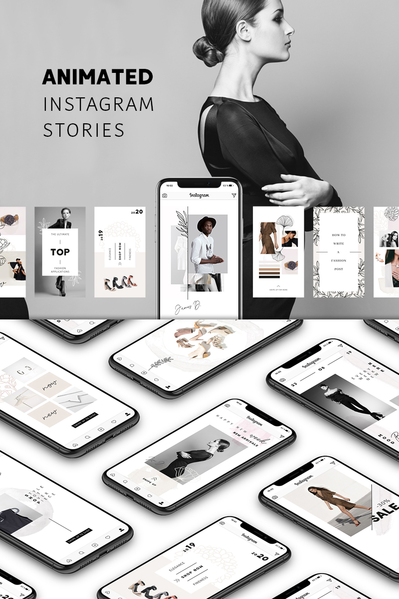 ANIMATED Instagram Stories – Pure Social Media Template