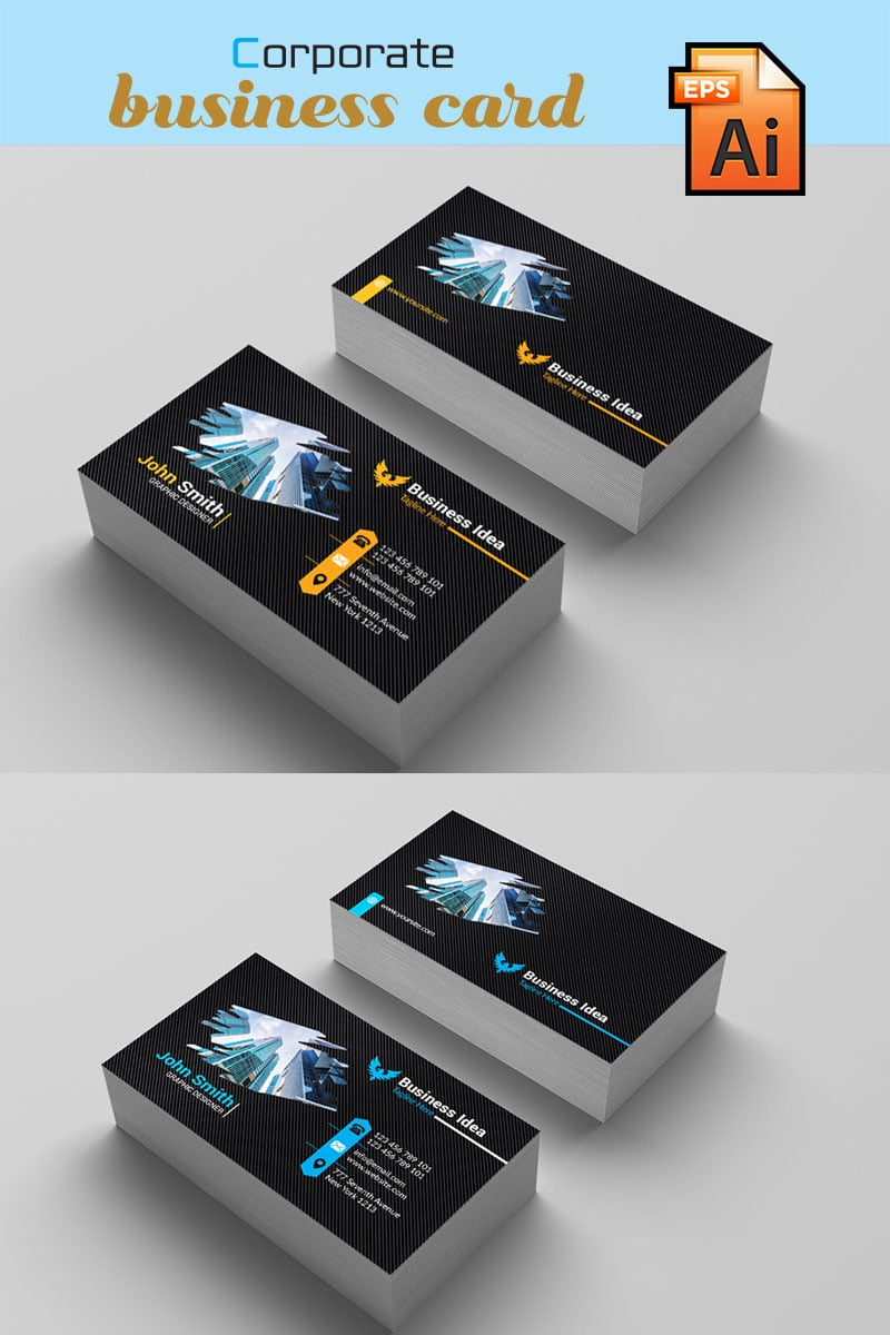 Professional Business Card - Corporate Identity Template