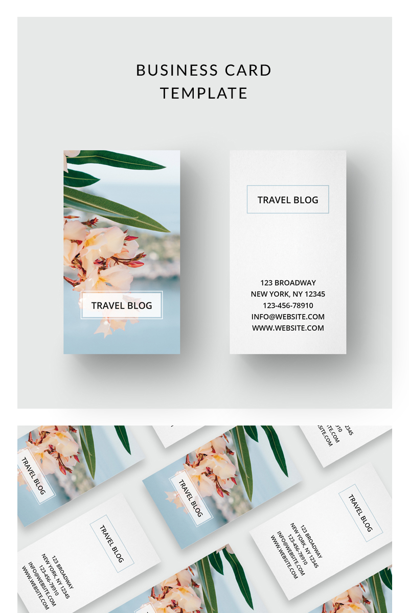 Traveling business card - Corporate Identity Template