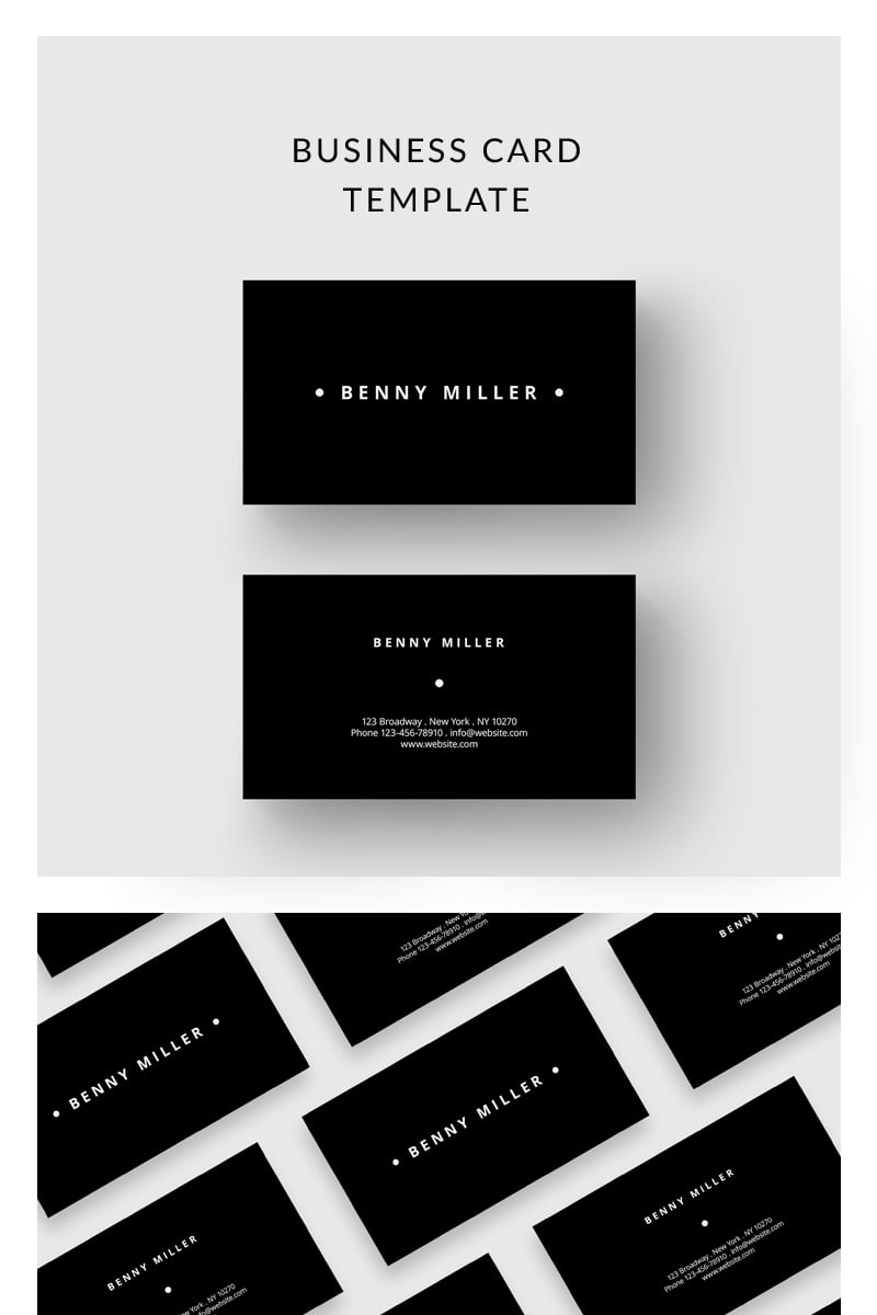 Minimalist Business Card - Corporate Identity Template