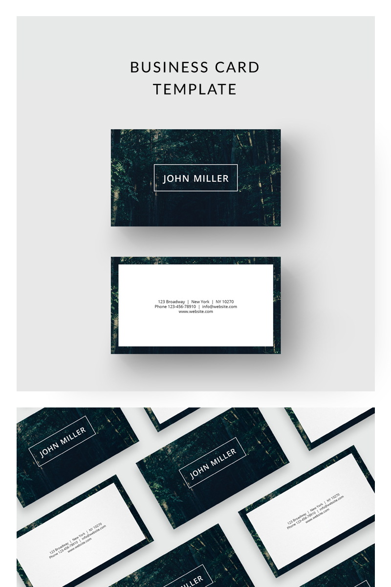 Forest Business Card - Corporate Identity Template