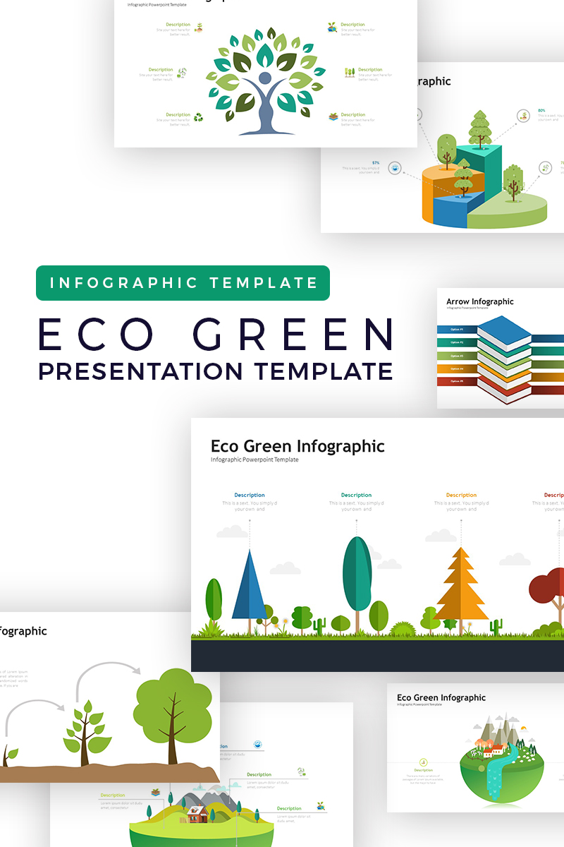 Eco Presentation - Infographic PowerPoint template