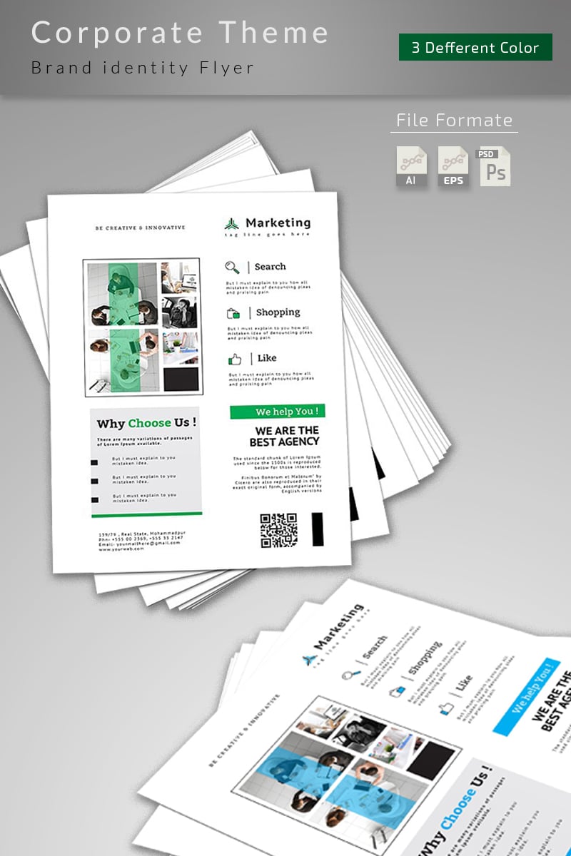 Multifunctional Business Flyer - Corporate Identity Template