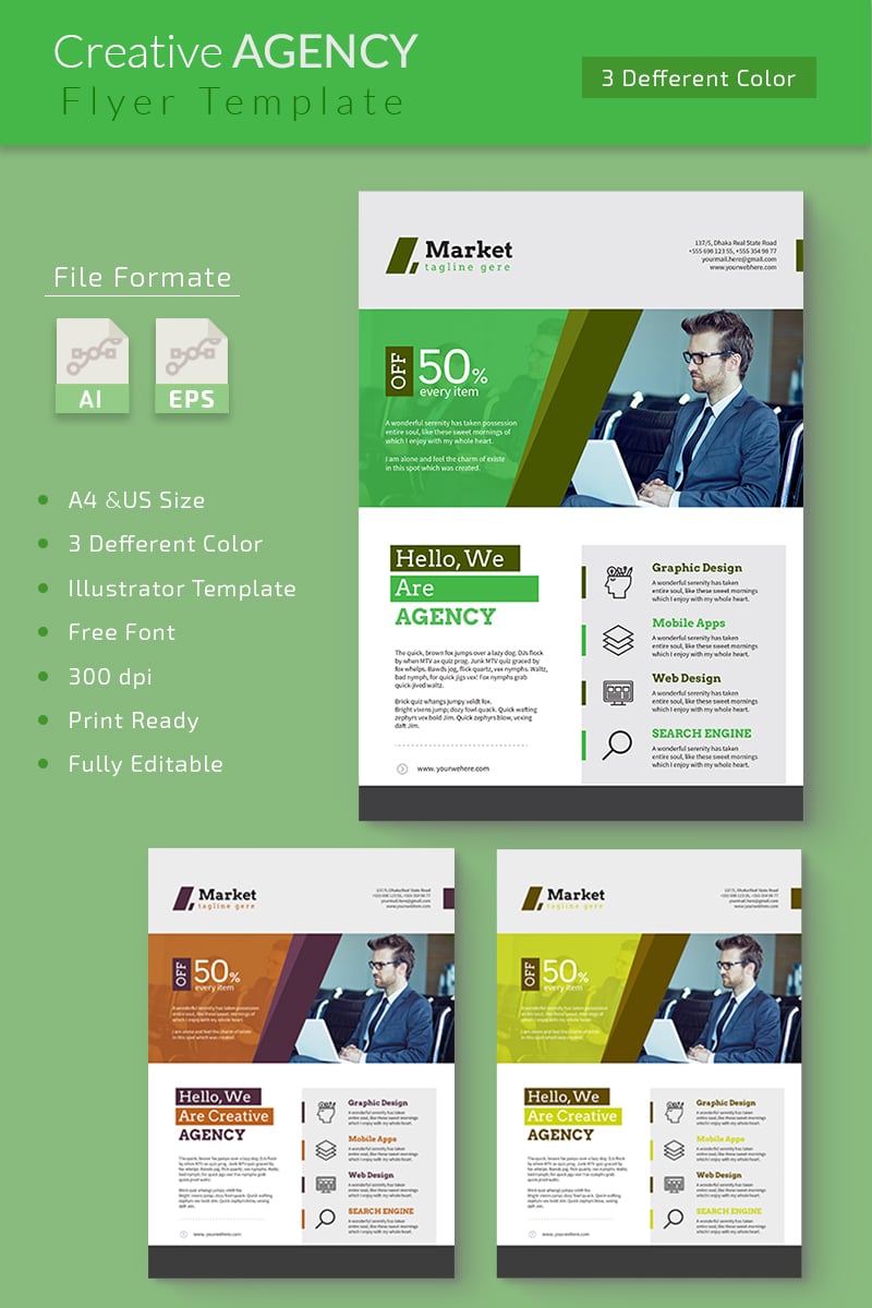 Multifunctional Business Flyer - Corporate Identity Template