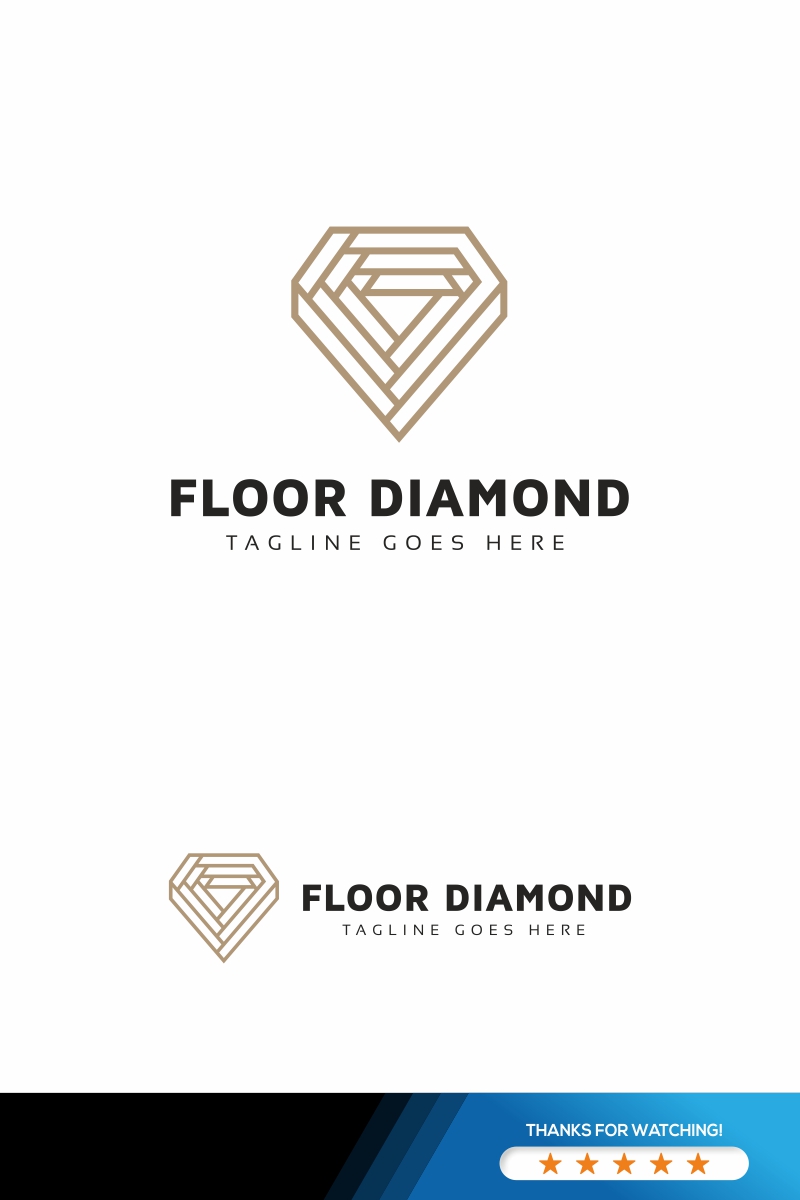Floor Diamond Logo Template