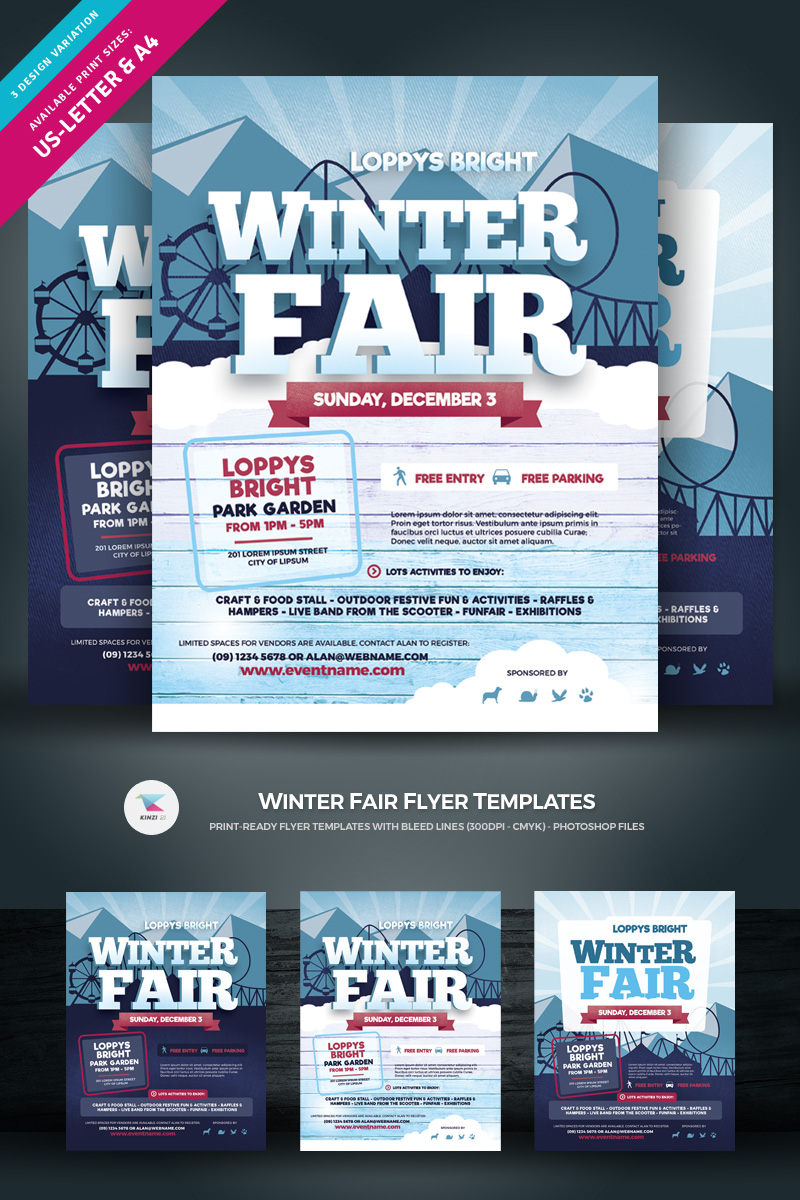 Winter Fair Flyer - Corporate Identity Template