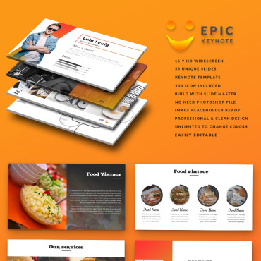 Business Creative Keynote Templates 76152