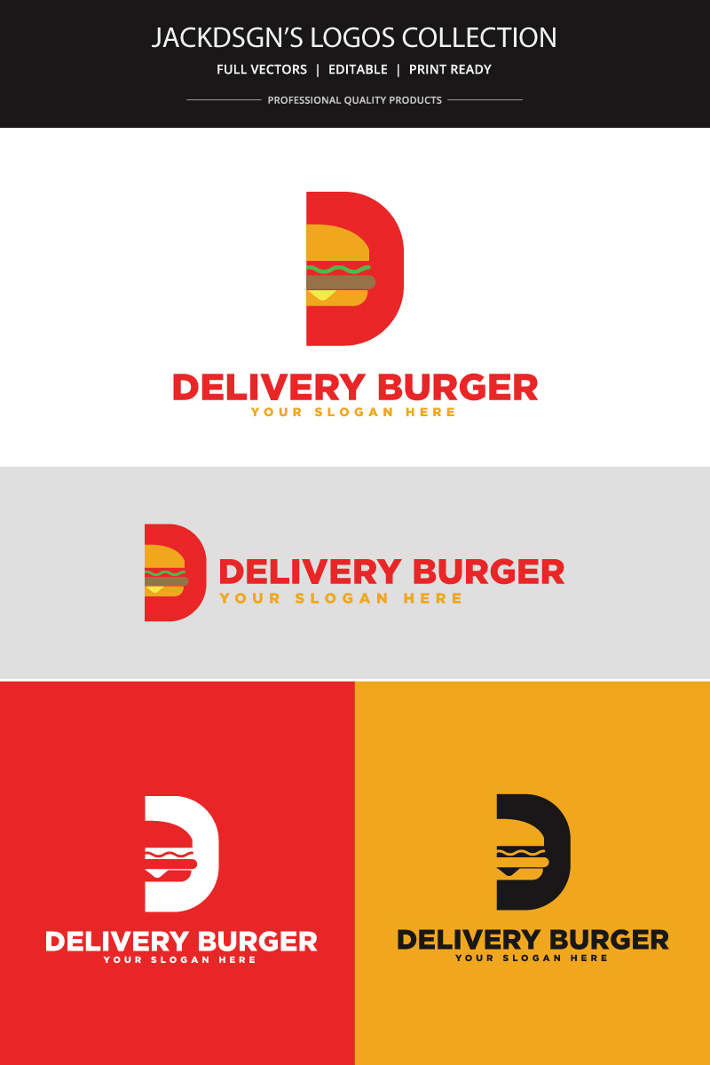 De Burger Logos Templates