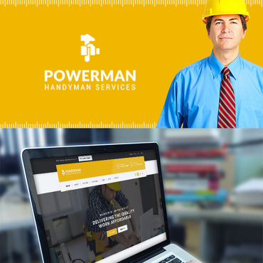 Handyman Building Responsive Website Templates 76281
