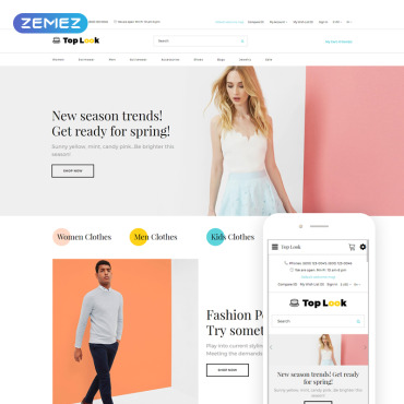 Store Ecommerce OpenCart Templates 76294