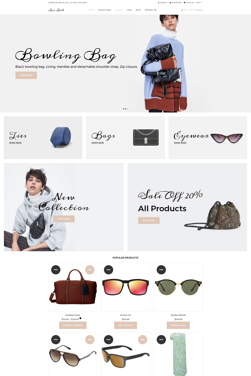 Lux Look - Accessories Elegant Shopify Theme