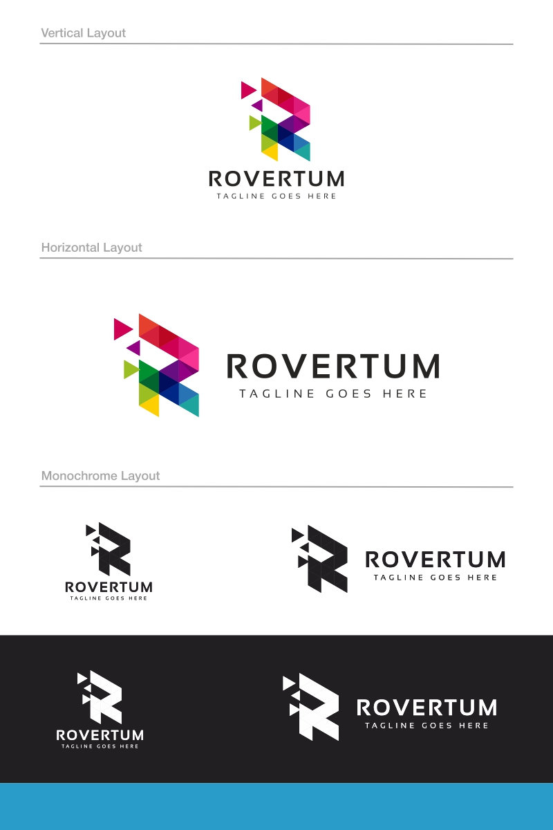Rovertum R Letter Logo Template