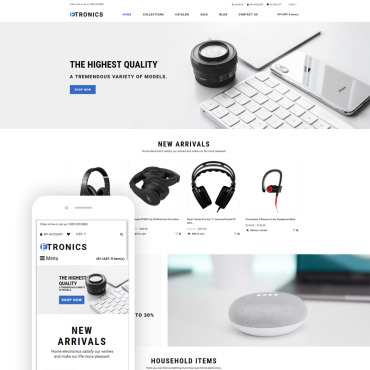 Elecronics Products Shopify Themes 76382