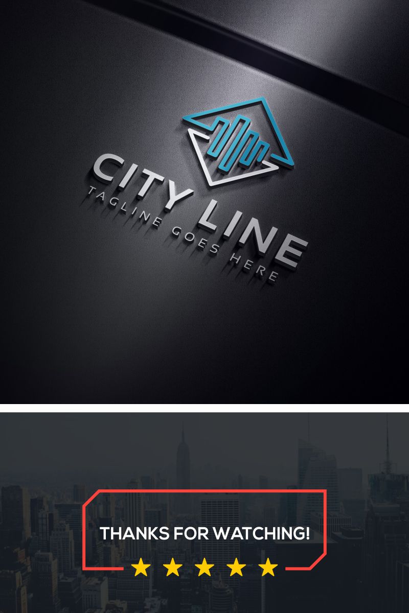 City Line Logo Template