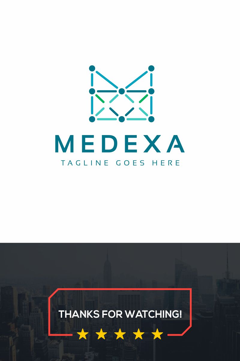 M Letter - Medexa Logo Template