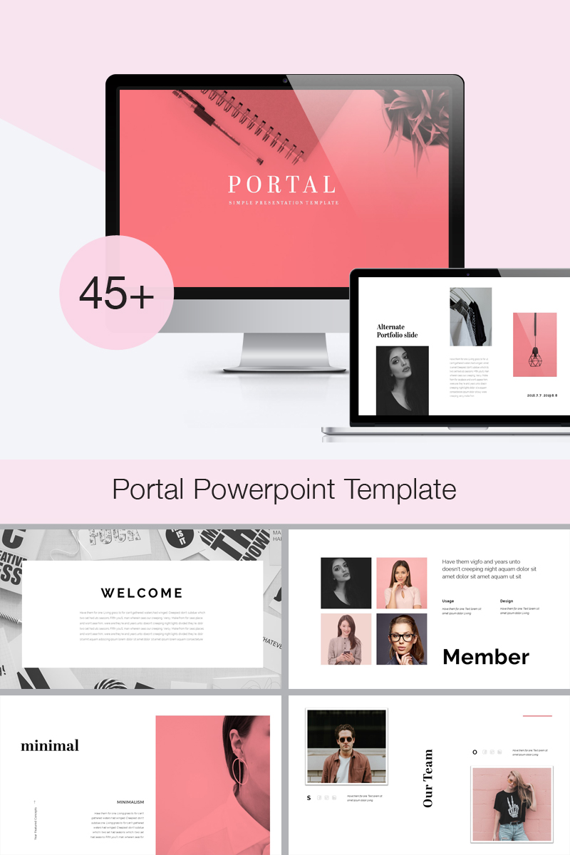 Portal PowerPoint template