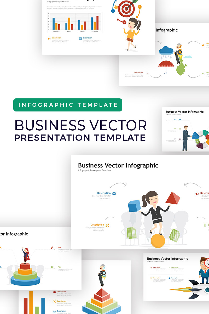 Business Vector Presentation - Infographic PowerPoint template