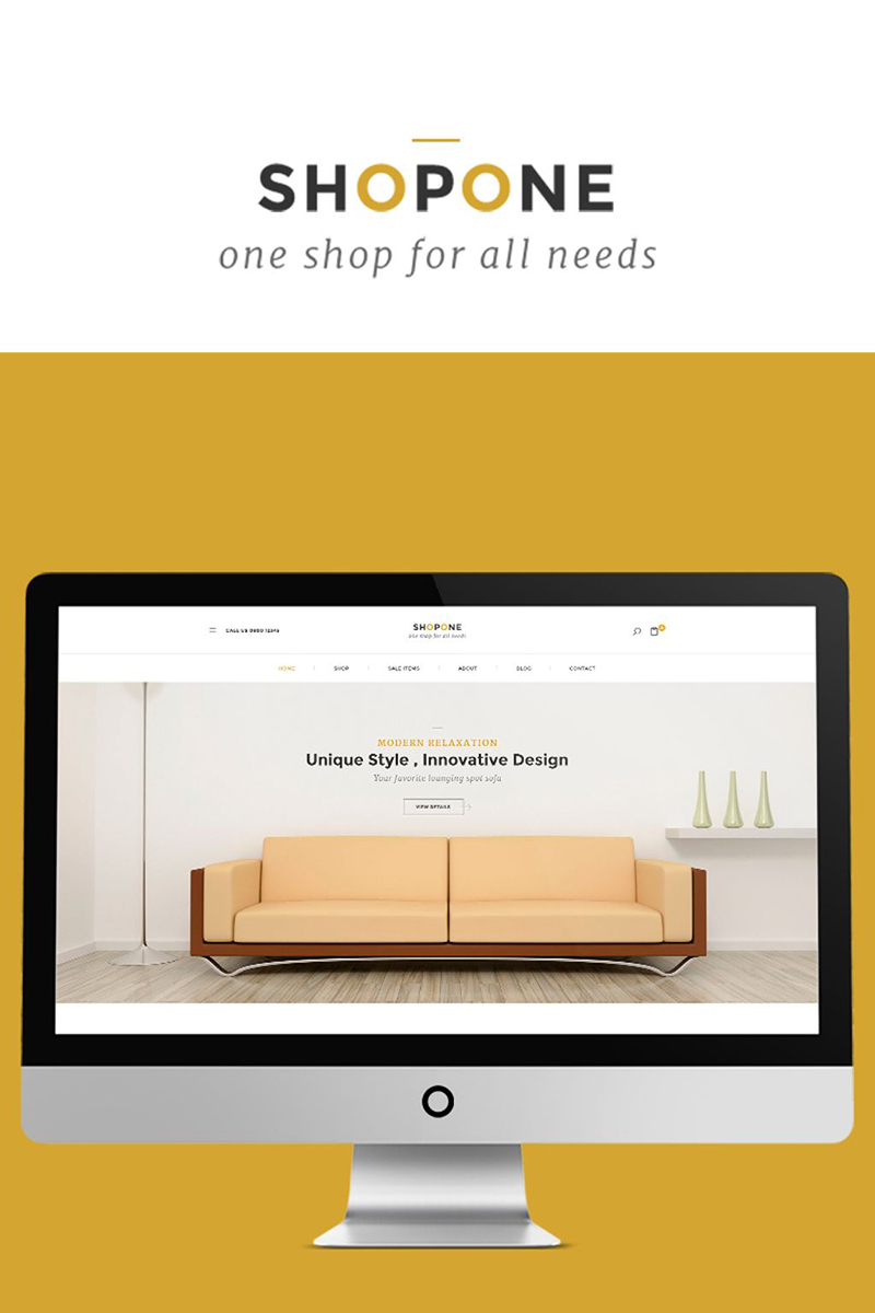 Shopone - Furniture Shop Website Template