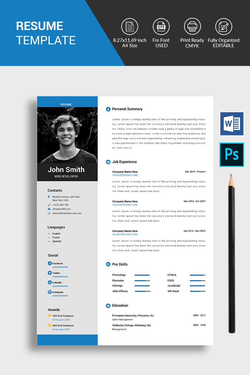 John Smith - Resume Template