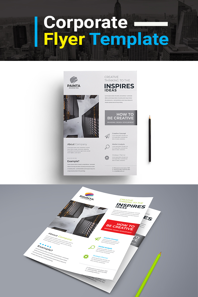 Inspiring Idea Business Flyer - Corporate Identity Template