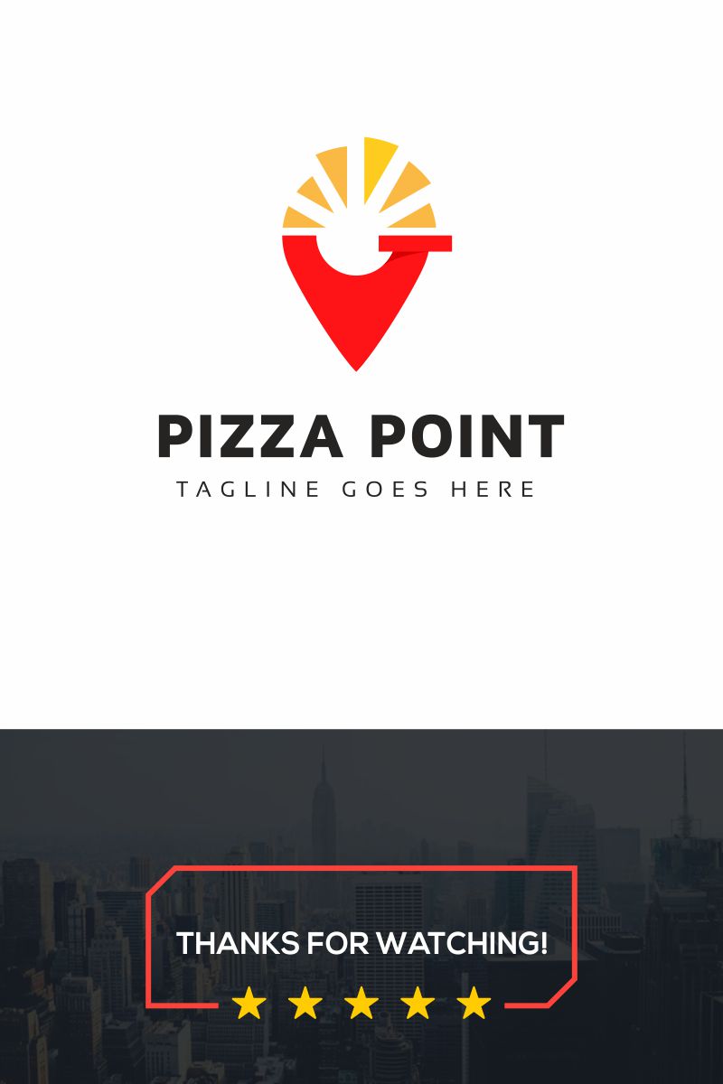 Pizza Point Logo Template