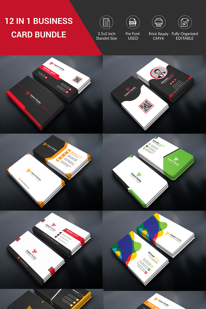 13 In 1 Business Card - Corporate Identity Template