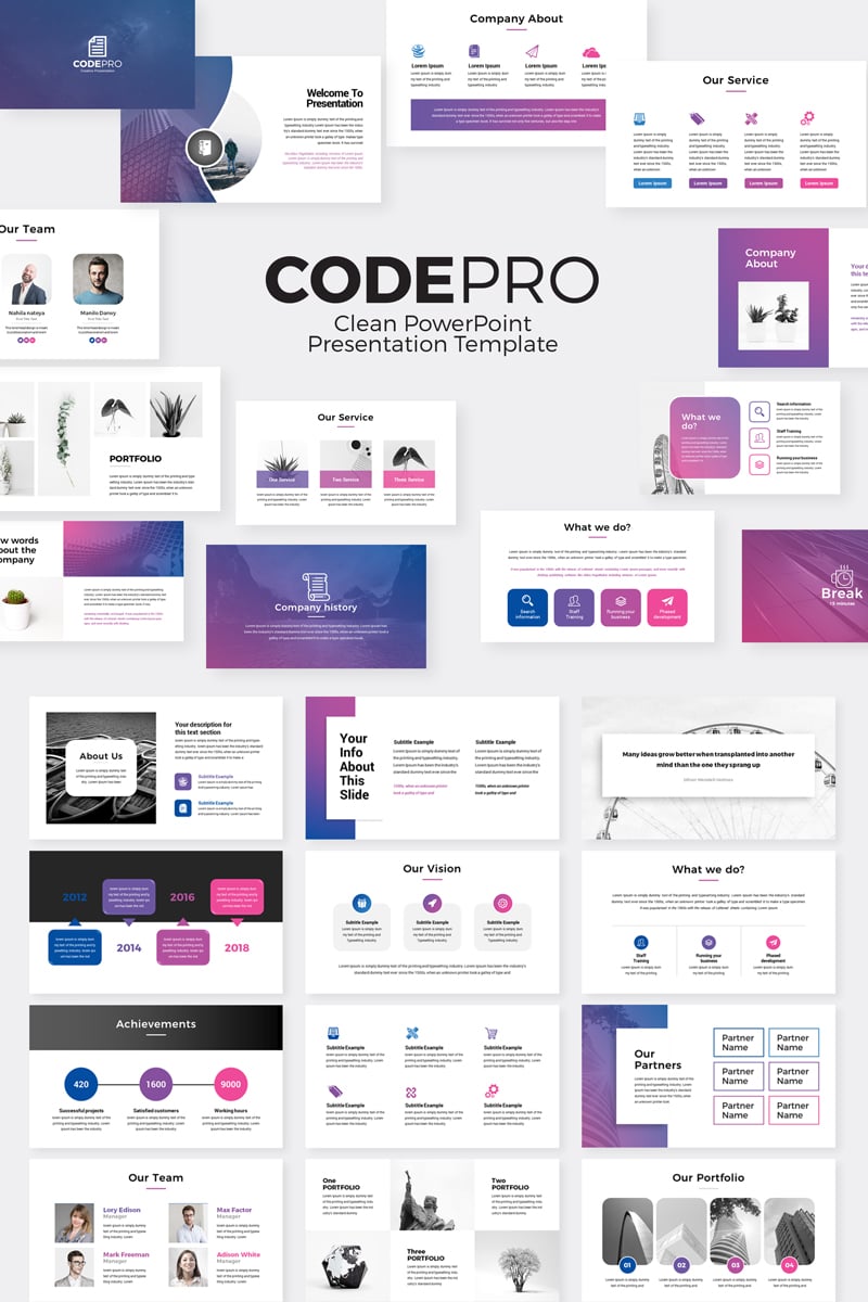 Creative Business Presentation PowerPoint template