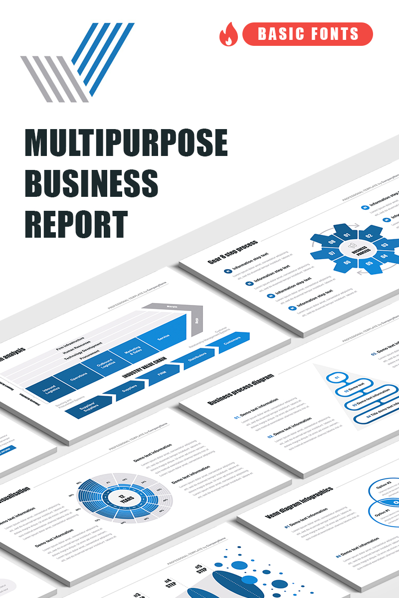 Business Report PowerPoint template
