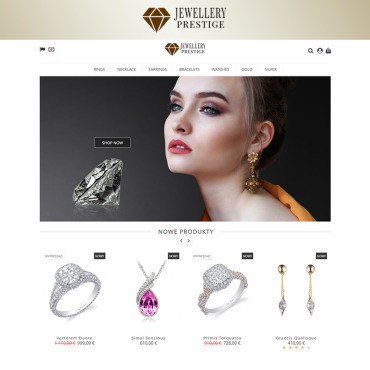 Jewellery Beauty Prestashop Templates 76644