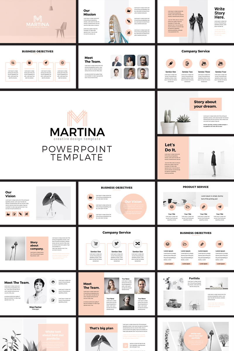 Martina - Modern PowerPoint template