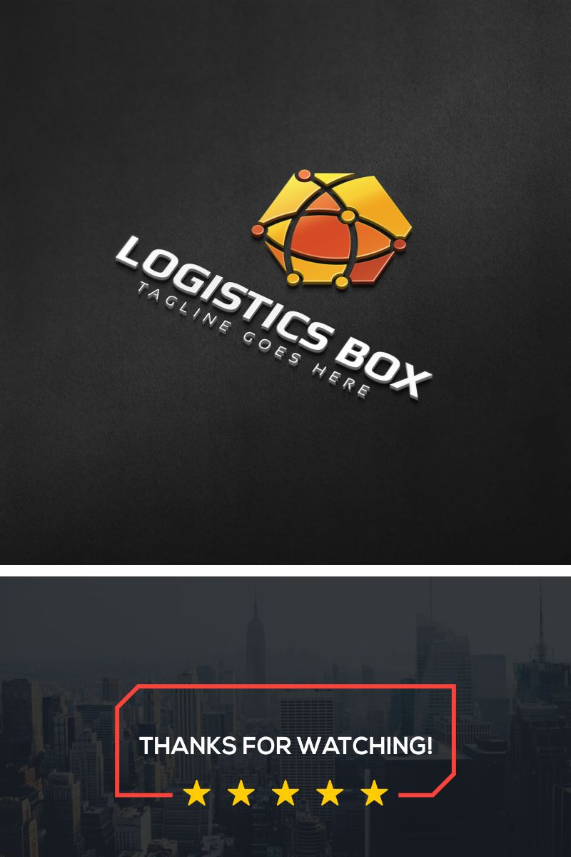 Globe Box Logo Template