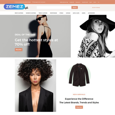 Clothes Ecommerce OpenCart Templates 76803