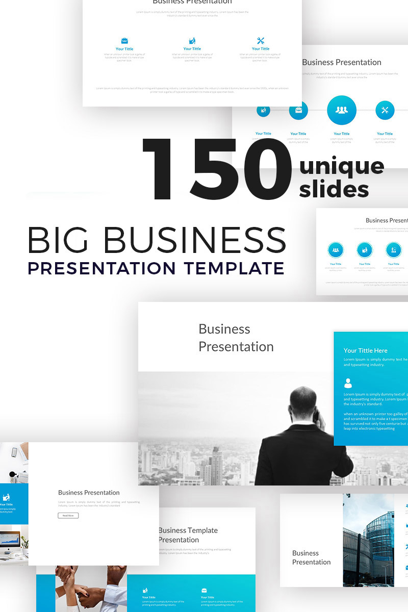 Big Business - Clean PowerPoint template