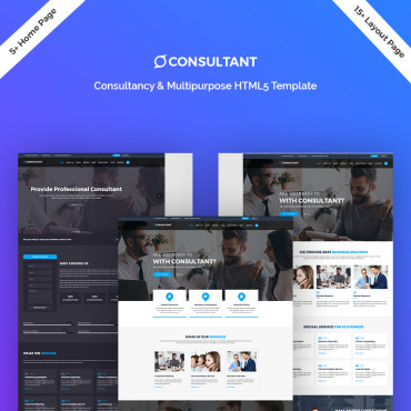 Business Consultant Landing Page Templates 76832