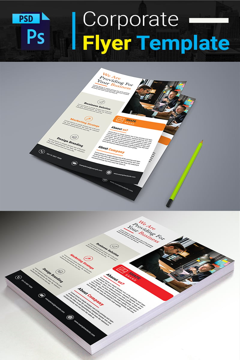 Providing For Your Business Flyer - Corporate Identity Template