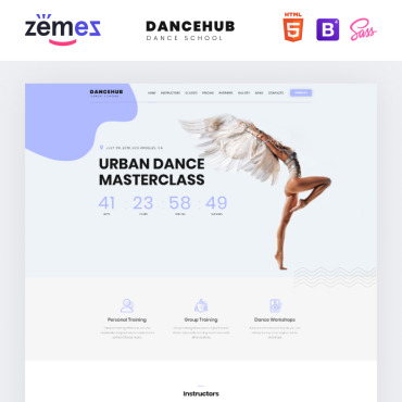 Classes Music Landing Page Templates 76896