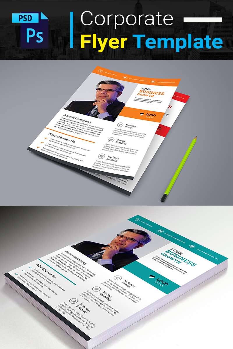Business Growth Flyer - Corporate Identity Template