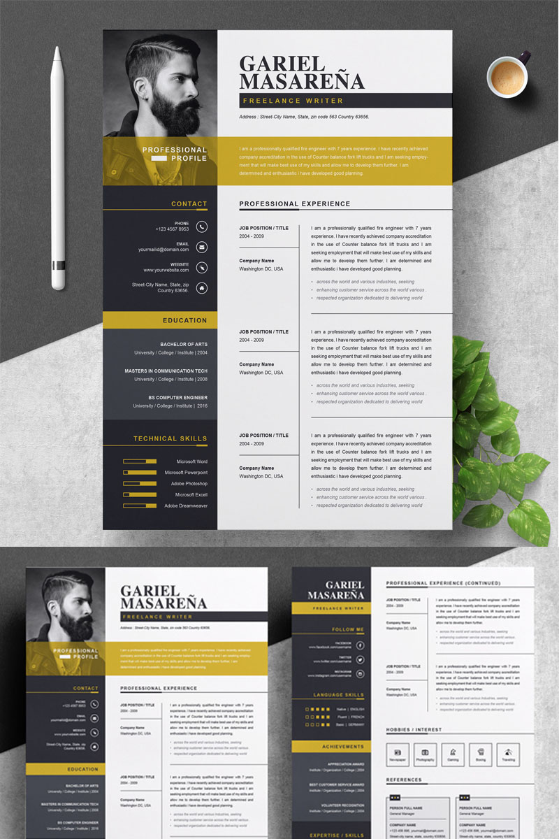 Gariel Masarena Resume Template