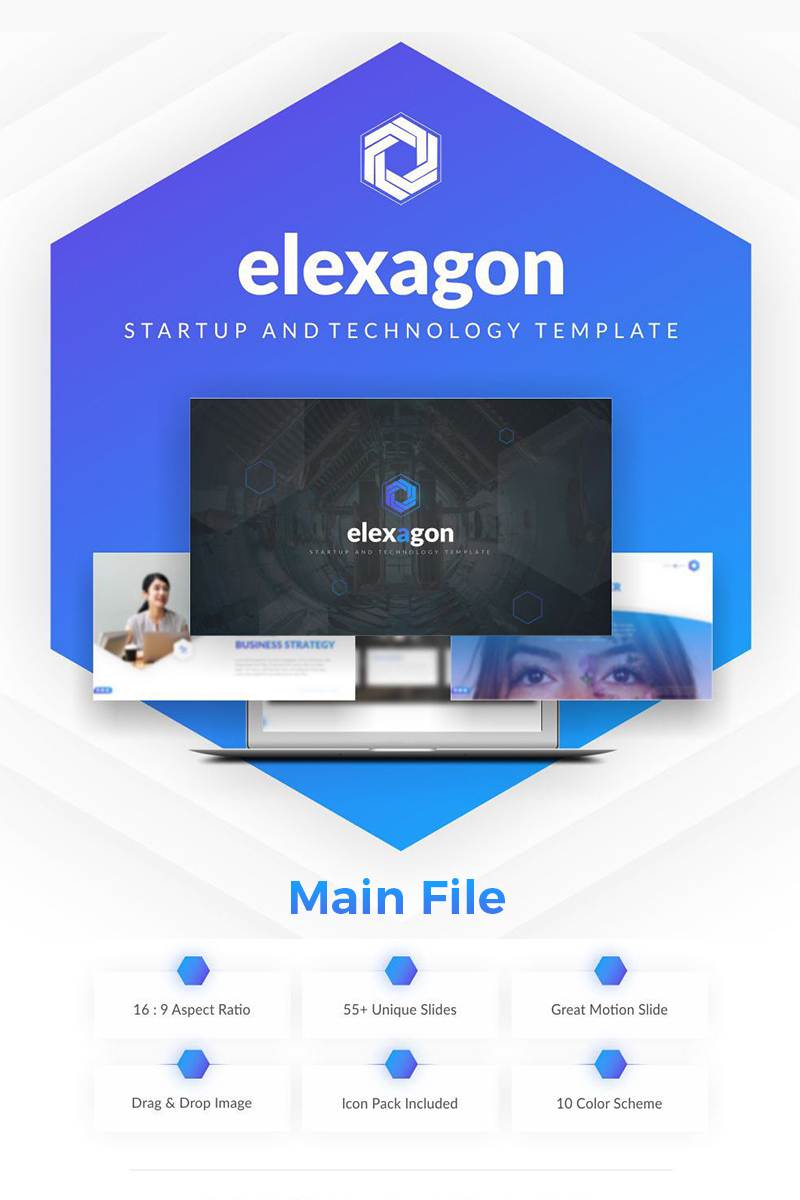 Elexagon - Start Up PowerPoint template