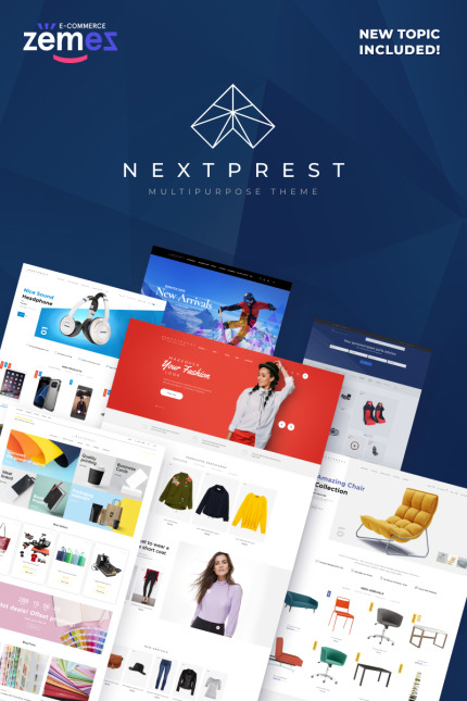 Nextprest - Website Ecommerce Online Store PrestaShop Theme