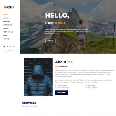 Business Colorful Landing Page Templates 76959