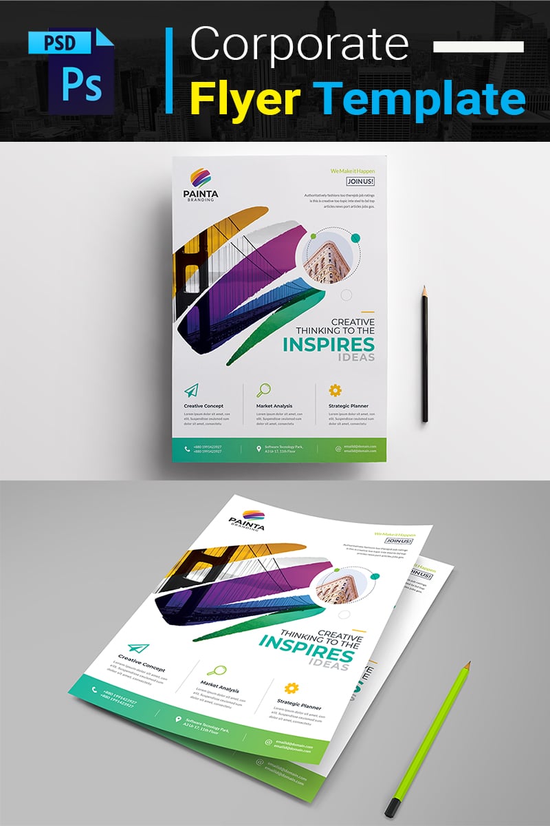 Creative Thinking Flyer - Corporate Identity Template